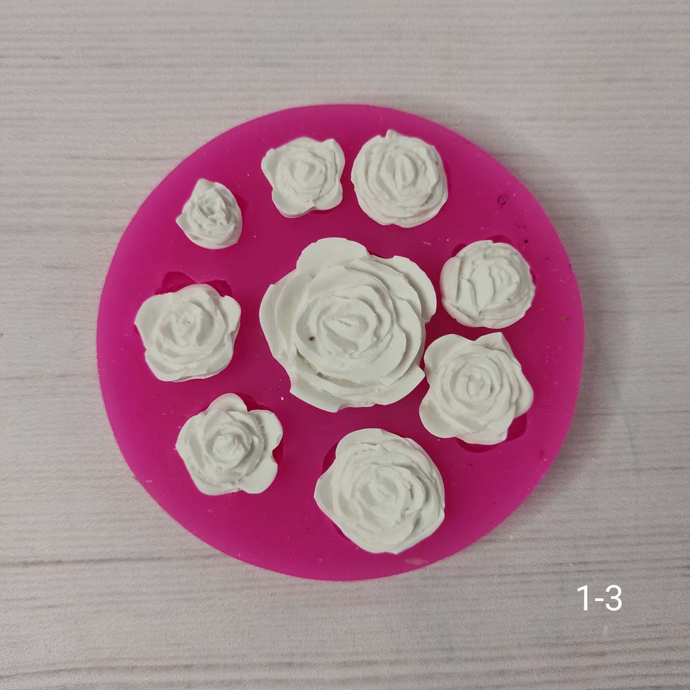 YY0159 Gül Yaprakları Silikon Kalıp