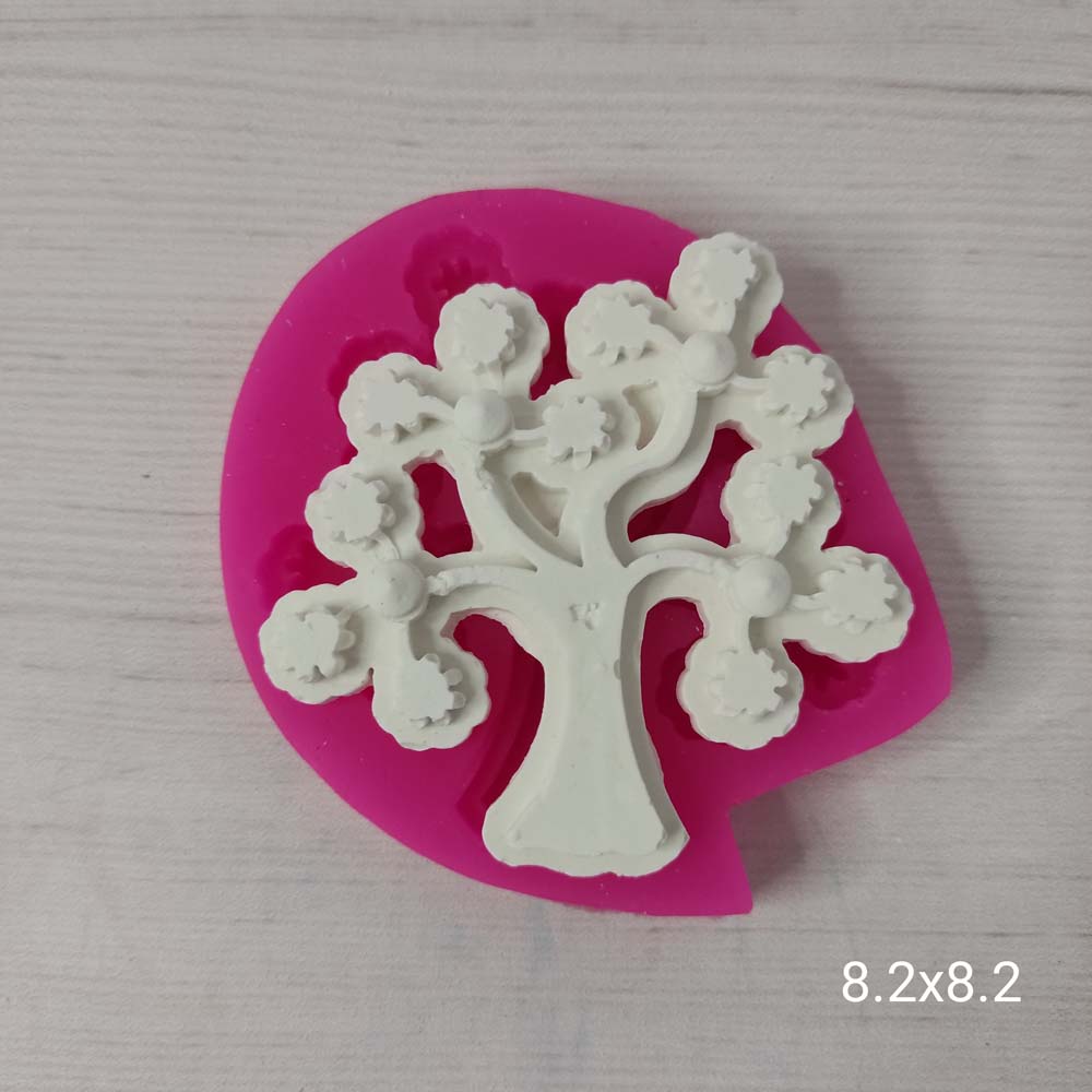 YY0197 Dalları Çiçeksi Ağaç Silikon Kalıp