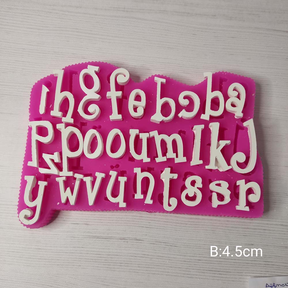 YY0228 Dev Küçük Harf Silikon Kalıp