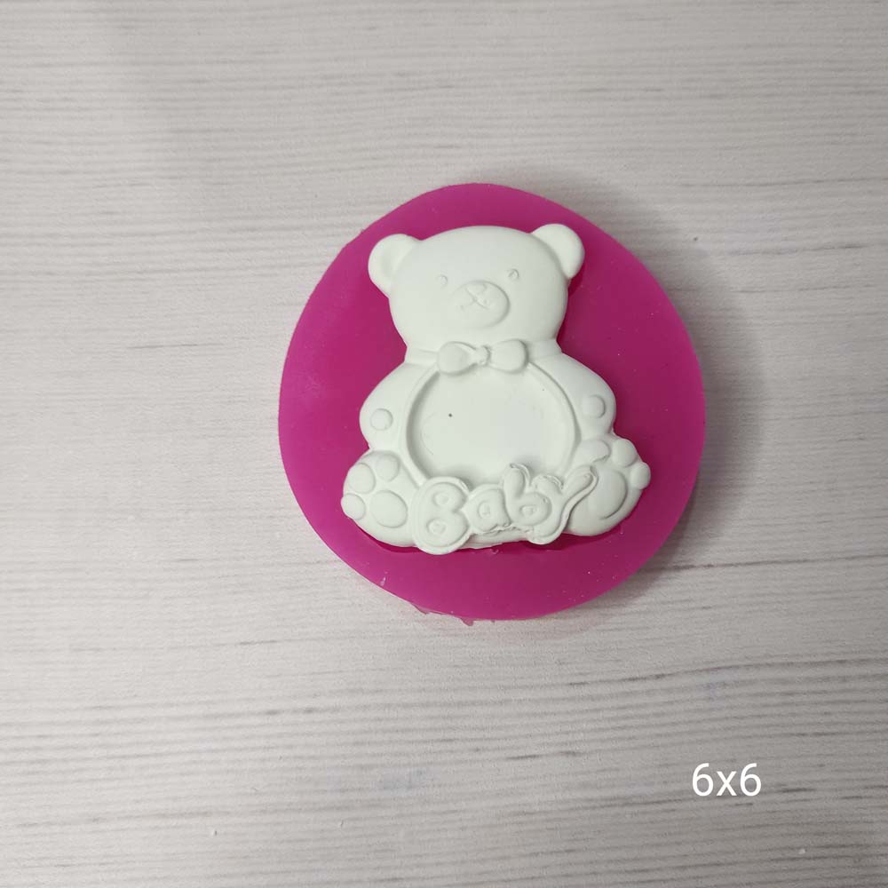 YY0299 Ayıcık Çerçeve Silikon Kalıp