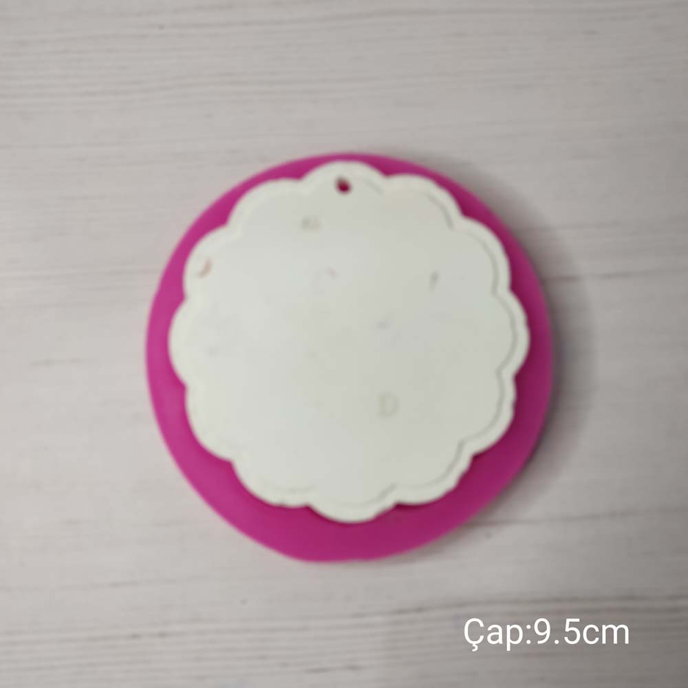 YY0390 Fırfırlı Yuvarlak Çerçeve Silikon Kalıp