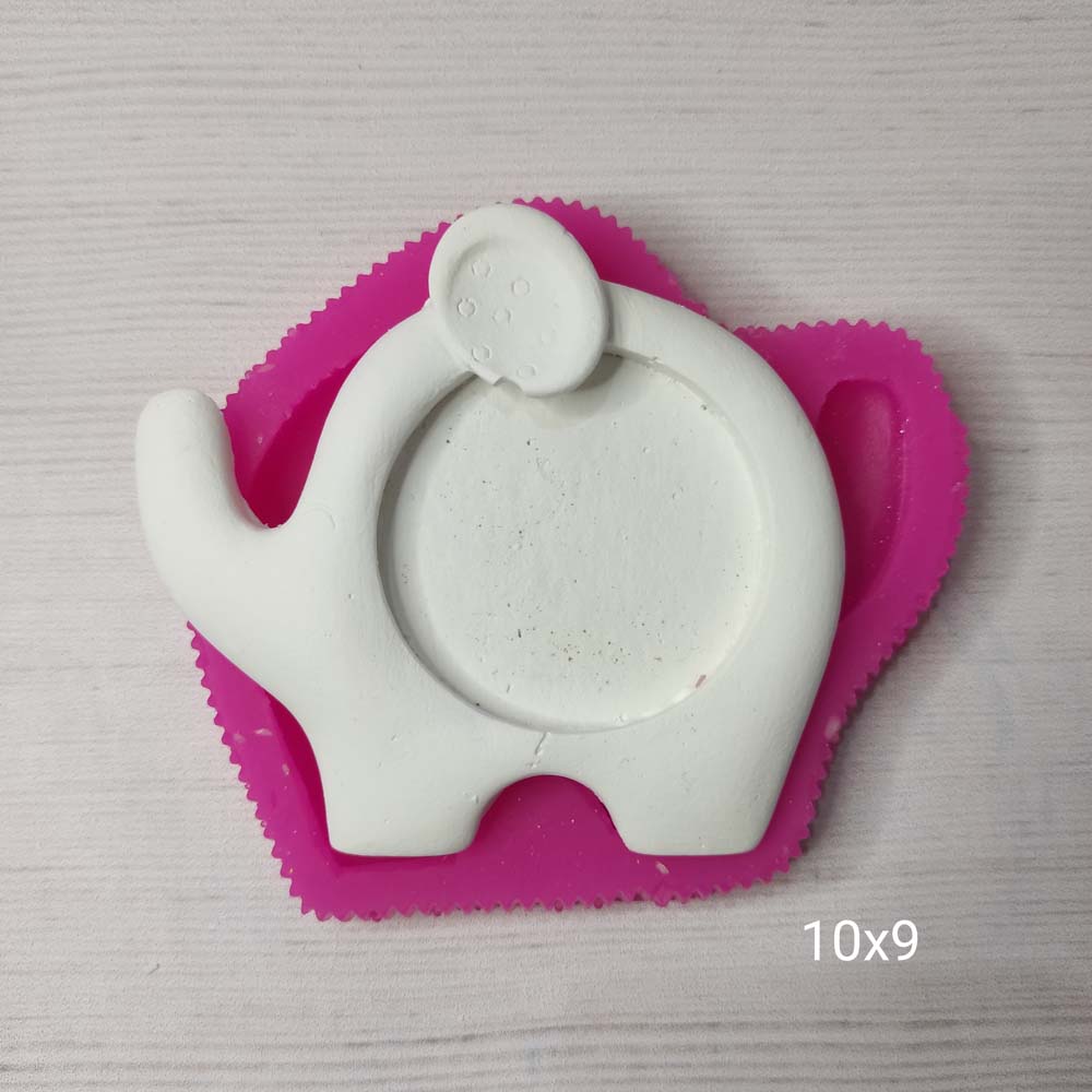 YY0393 Sevimli Fil Çerçeve Silikon Kalıp