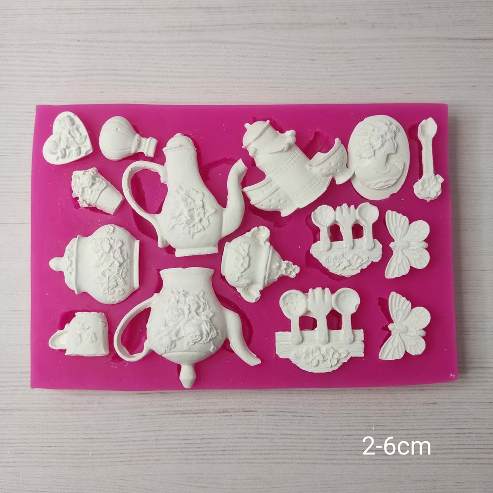 YY0408-Çoklu Mutfak Eşyası Silikon Kalıp-2-6cm