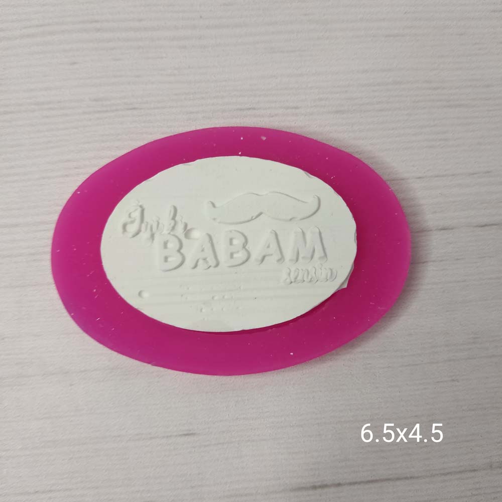 YY0447 İyiki Babam Sensin Silikon Kalıp