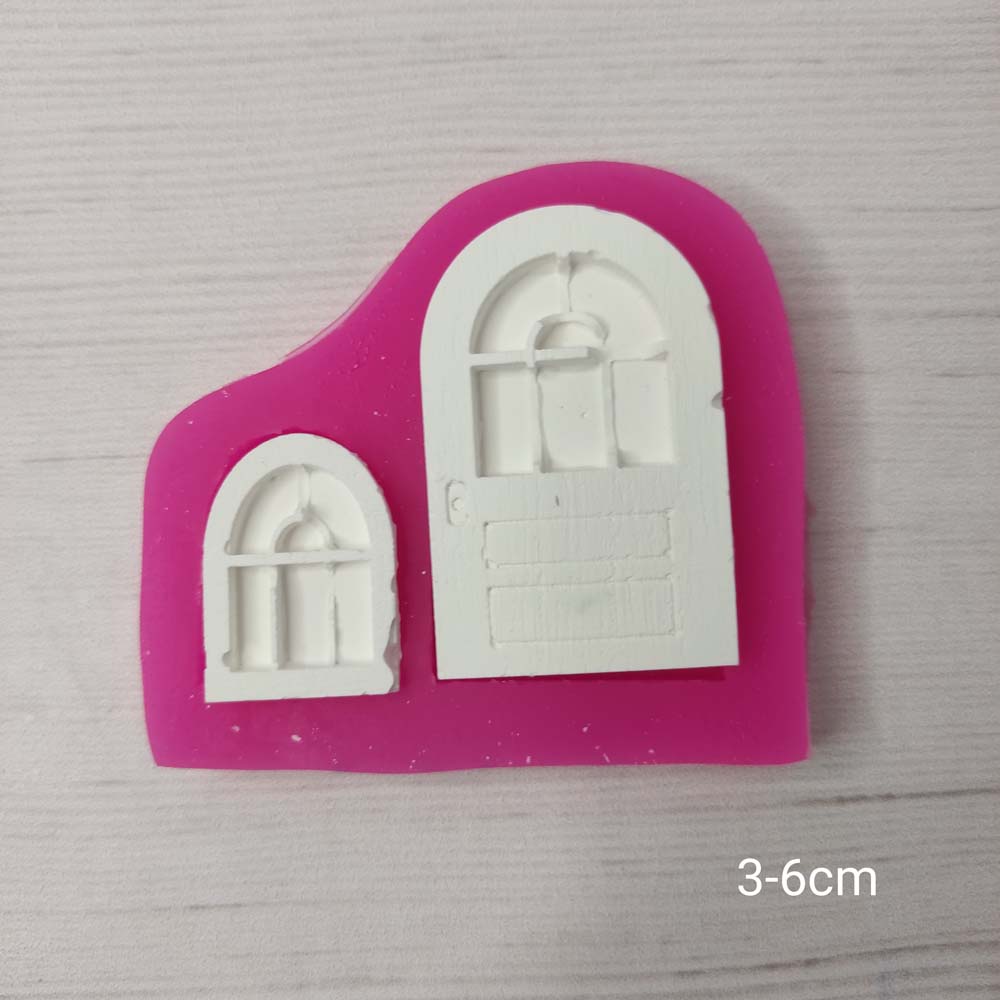 YY0496 Minyatür Oval Kapı ve Pencere Silikon Kalıp