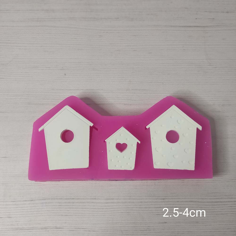 YY0517 Kuş Evleri Silikon Kalıp