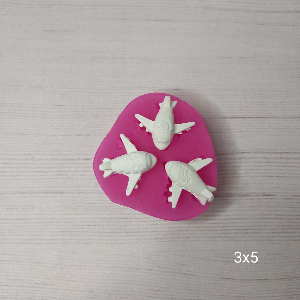 YY0557 Üçlü Uçak Silikon Kalıp