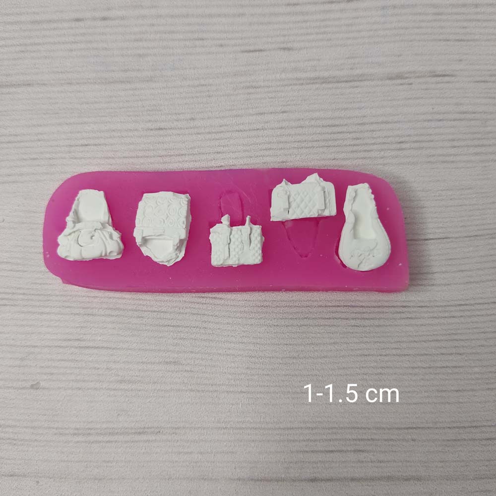 YY0581 Beşli Çanta Silikon Kalıp