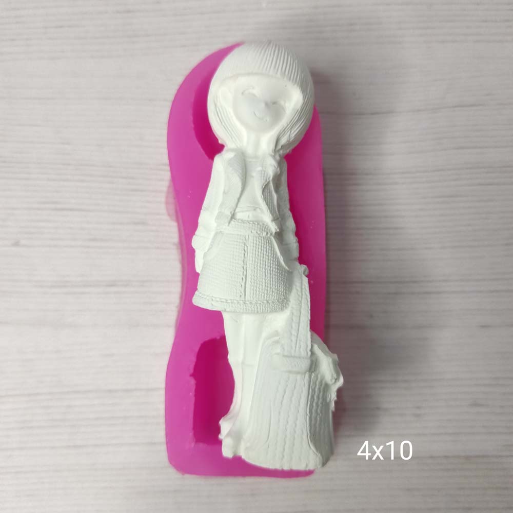 YY0651 Çantalı Kız Silikon Kalıp