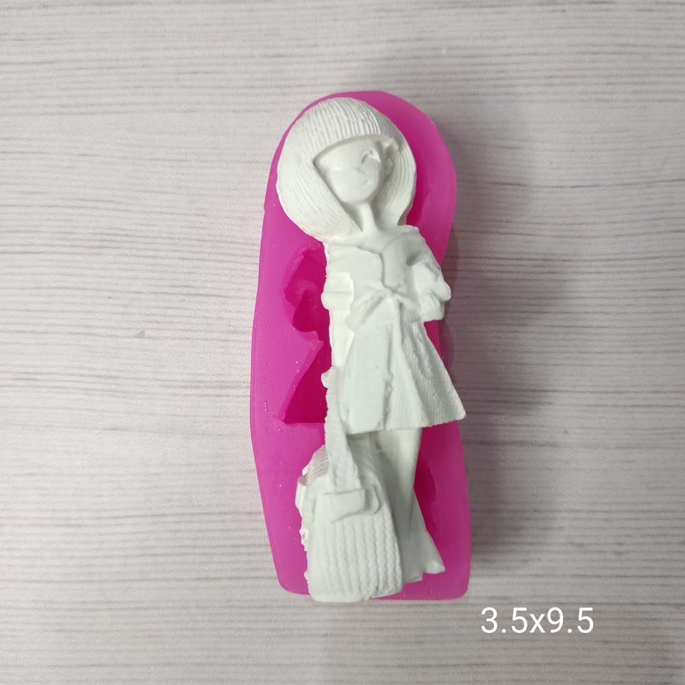 YY0653 Çantalı Kız Silikon Kalıp