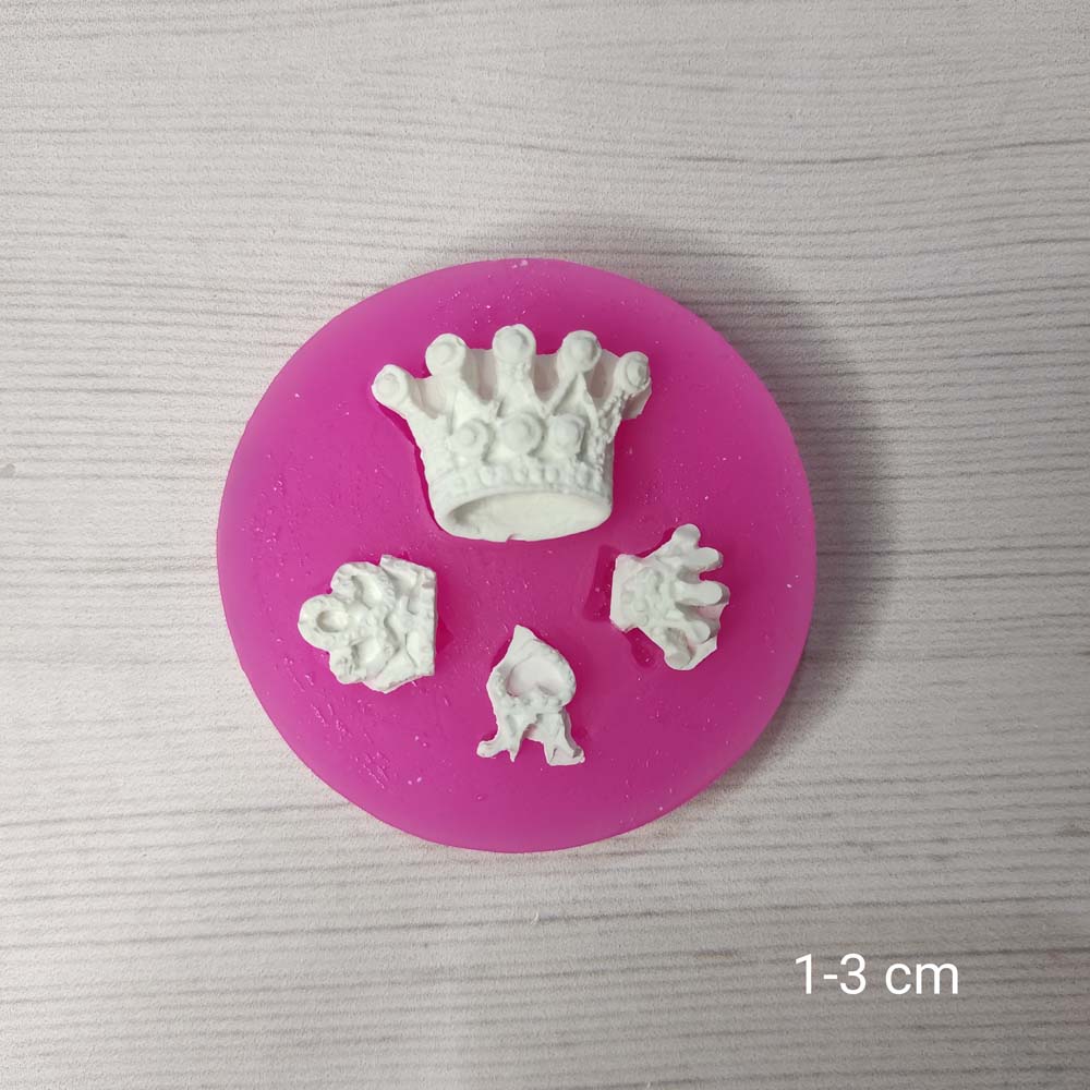 YY0665 Çoklu Taç Modelleri Silikon Kalıp