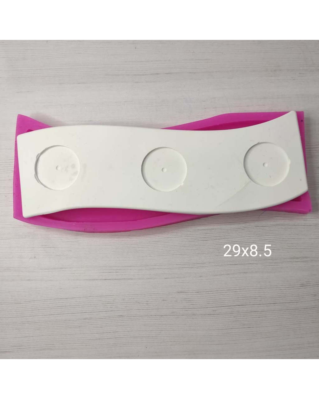 YY0759 - Dalga Tea Light Mumluk Silikon Kalıp  YY0759 - Dalga Tea Light Mumluk Silikon Kalıp