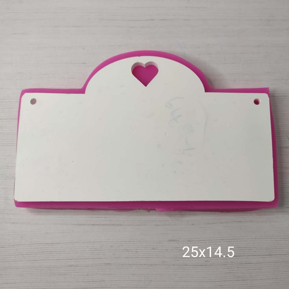 YY0763 Ortası Oval Taban Askılıklı Silikon Kalıp