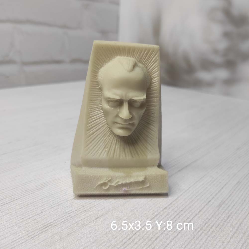 YY0836 Atatürk Kabartmalı Silikon Kalıp