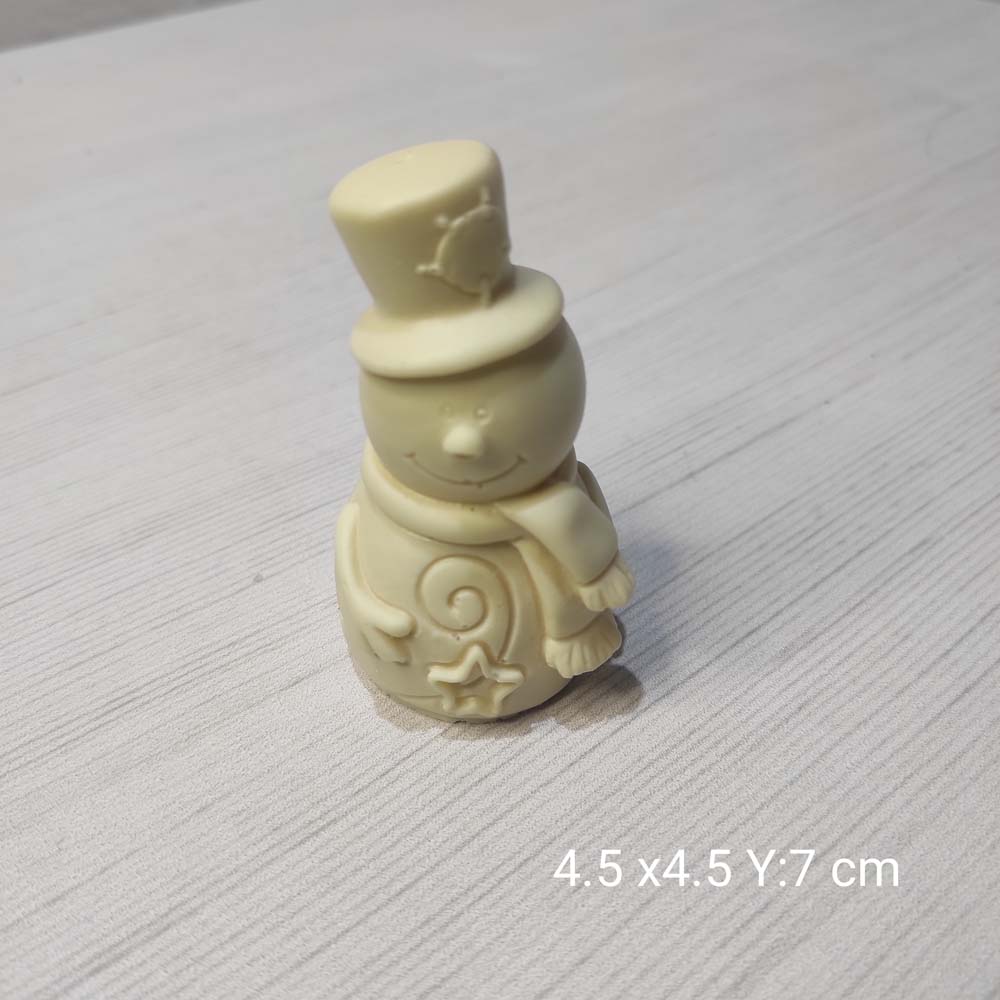 YY0851 Atkı ve Şapkalı Kardan Adam Silikon Kalıp