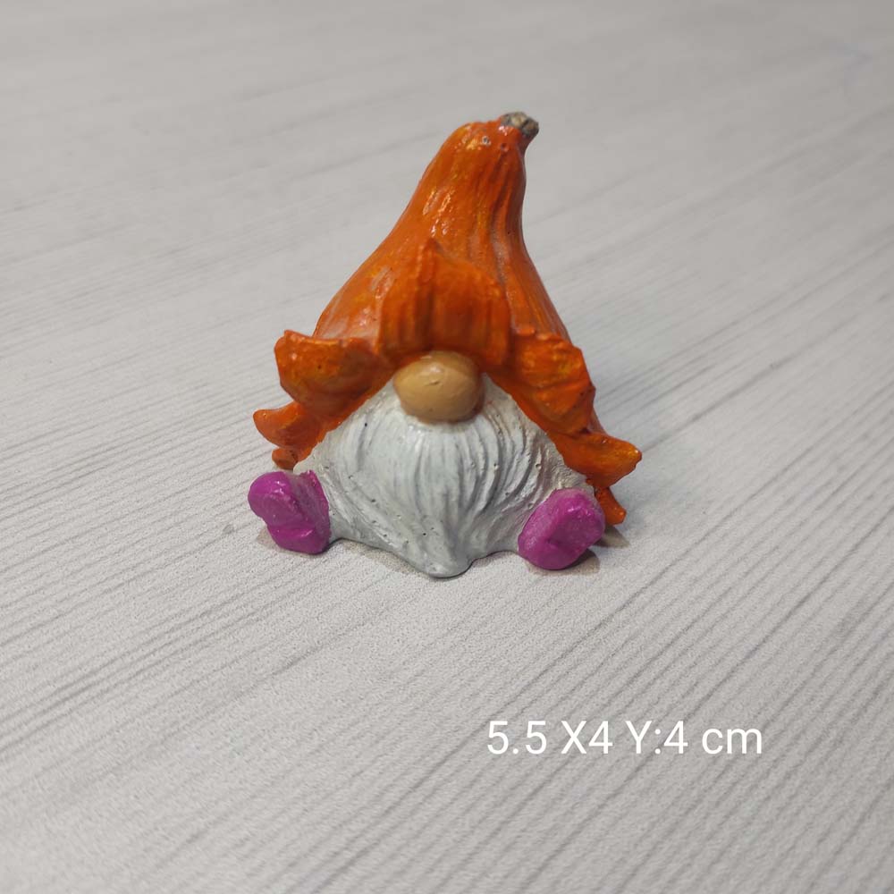 YY0854 Kabak Şapkalı Oturan Cüce Silikon Kalıp