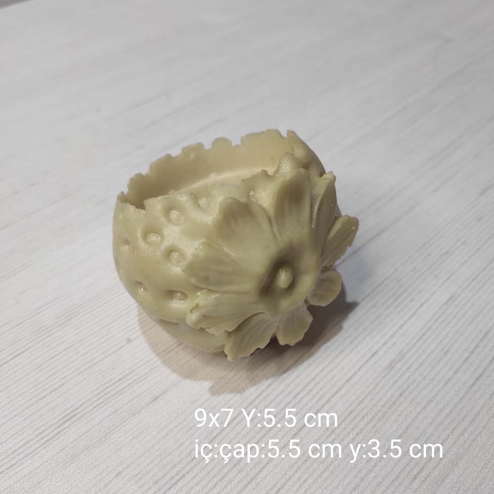 YY0871-Çilek Saksı Silikon Kalıp