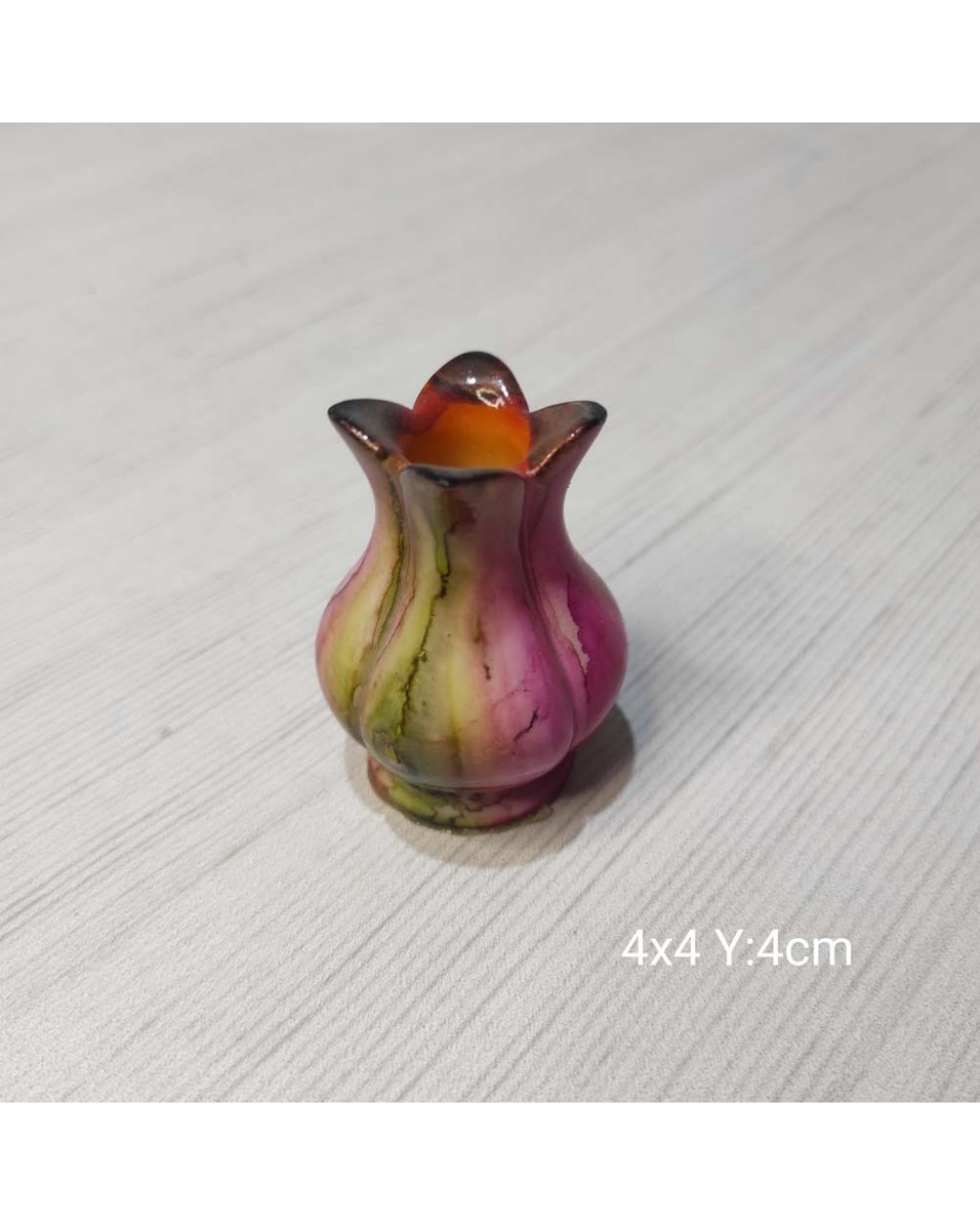 YY0873-Lale Vazo Silikon Kalıp