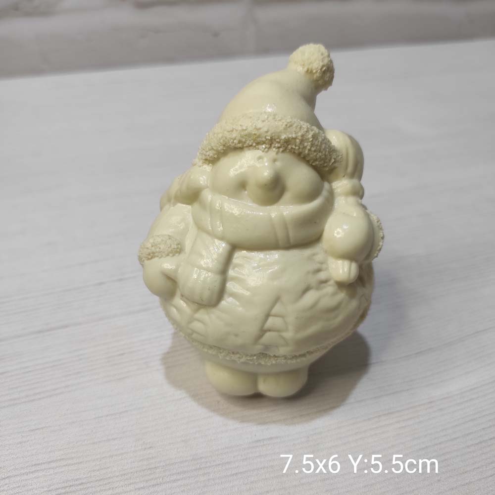 YY0909 Atkı ve Bereli Kardan Adam Silikon Kalıp
