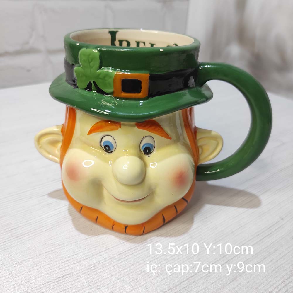 YY0952 Leprikon İrlanda Bardak Silikon Kalıp