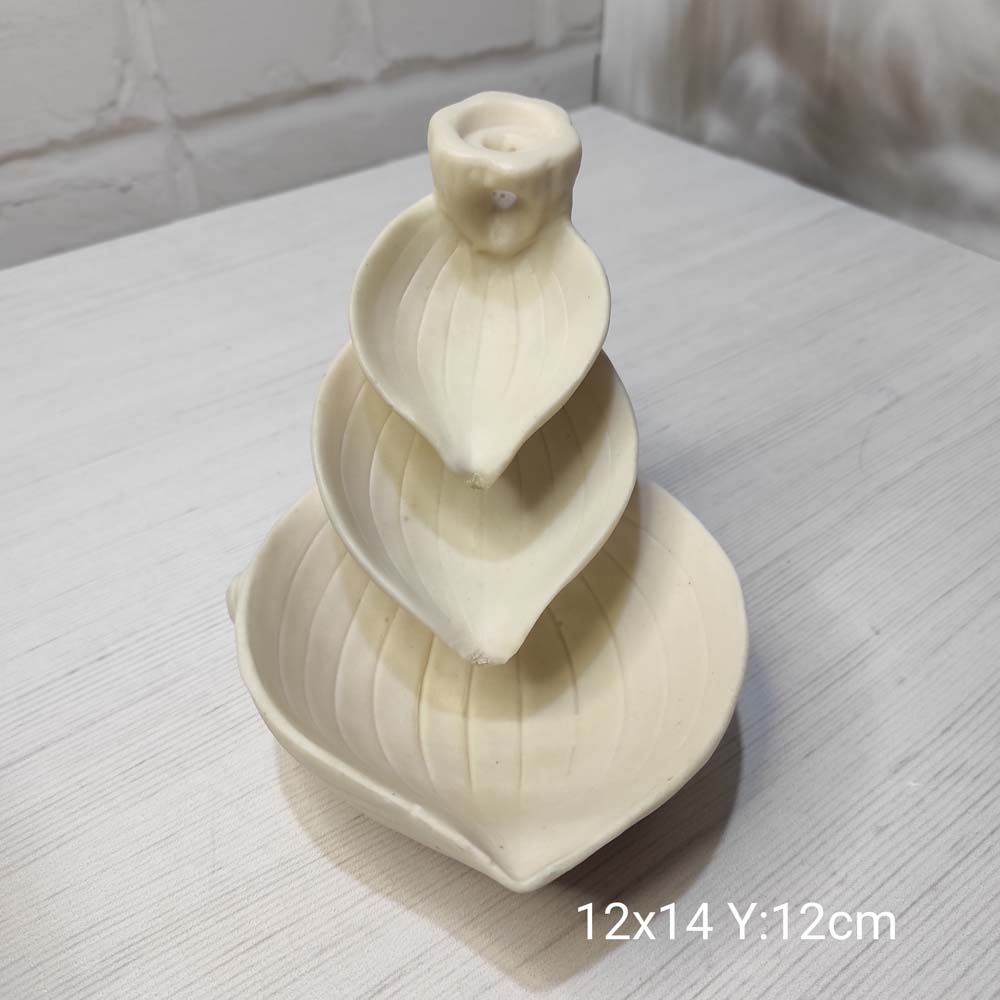 YY0956 Üçlü Yaprak Geri Akış Tütsülük Silikon Kalıp