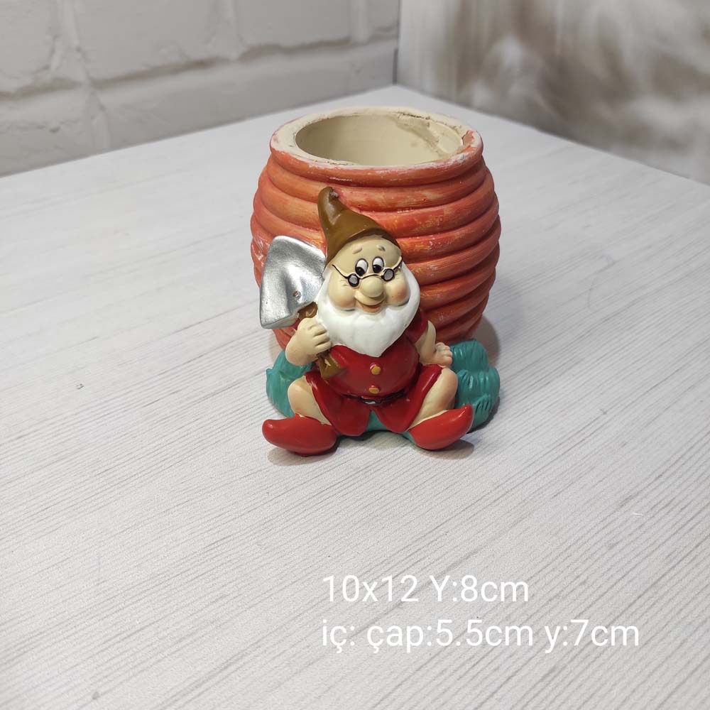 YY0964 Bal Kavanozlu Cüce Saksı Silikon Kalıp