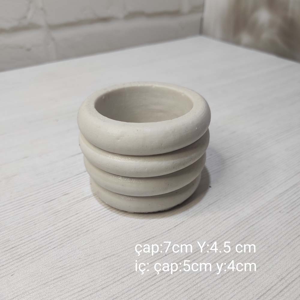 YY0982 Boğumlu Sukulent Saksı Silikon Kalıp – Doğal ve Şık Dekoratif Hediye!