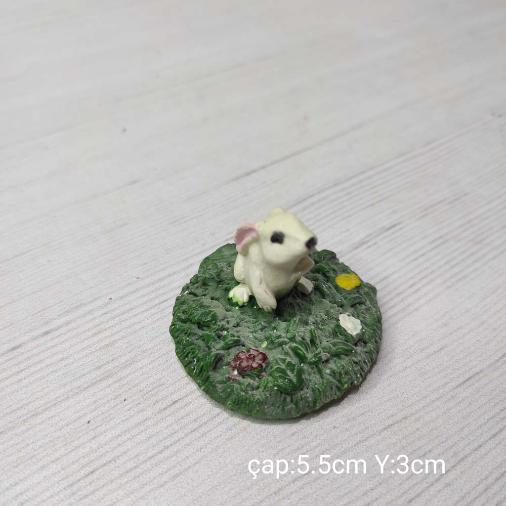 YY1084-Çayırda Tavşan Silikon Kalıp