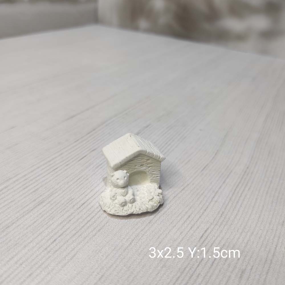 YY1119-Mini Ev Ayıcıklı Silikon Kalıp