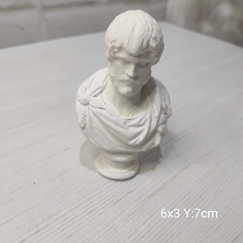 YY1145 Büst Zeus Biblo Silikon Kalıp: Güç ve İhtişamı Sanatınıza Taşıyın - Kaliteli ve Dayanıklı Hediye Seçeneği!