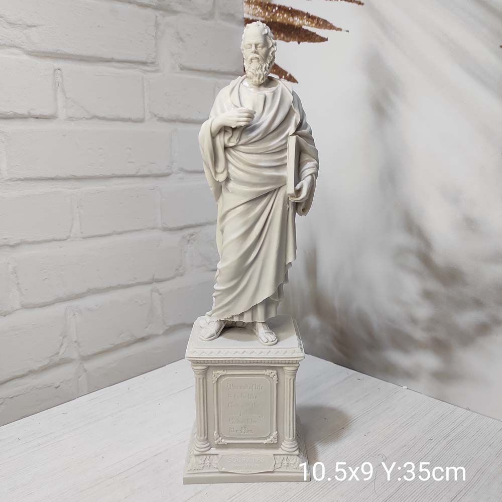 YY1336 Sokrates Heykeli Biblo Silikon Kalıp: Felsefi Derinlikleri Sanatınıza Aktarın - Düşünceyi Yücelten Bir Eser!