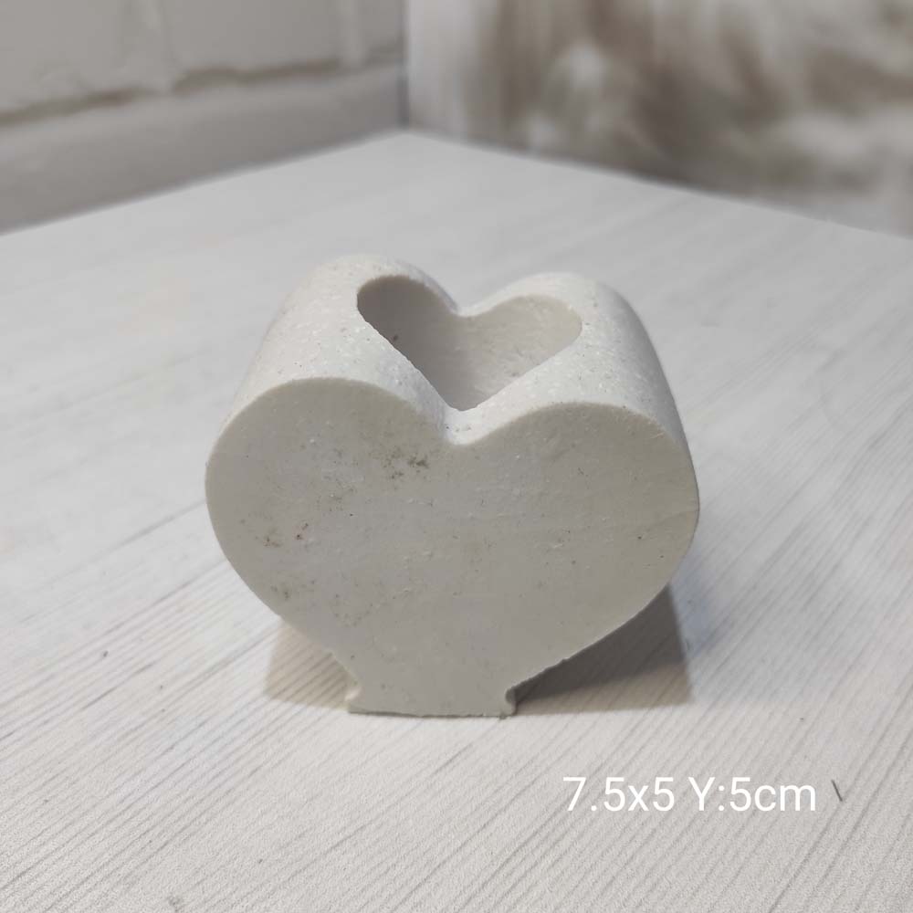 YY1494-Kalp Saksı Silikon Kalıp YY1494-Kalp Saksı Silikon Kalıp