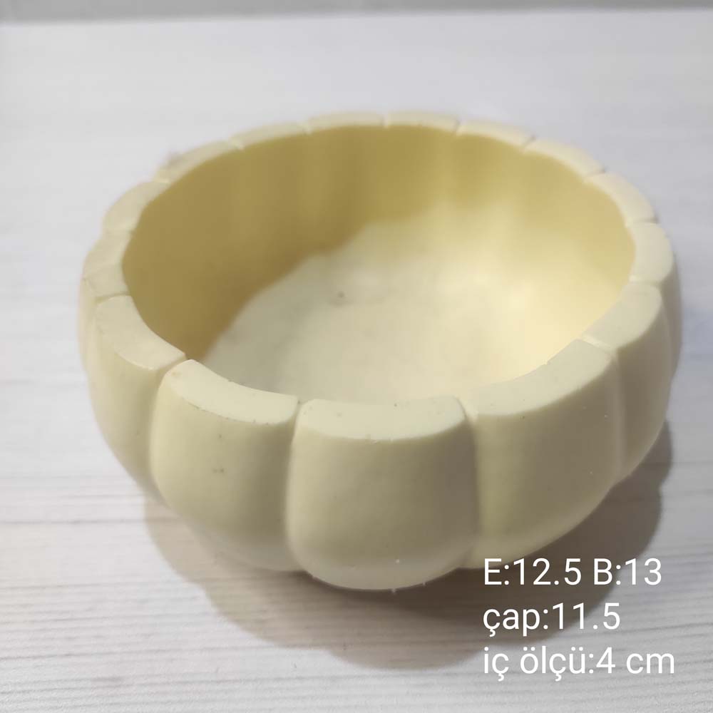 YY1503-Kabak Saksı 13cm Silikon Kalıp YY1503-Kabak Saksı 13cm Silikon Kalıp