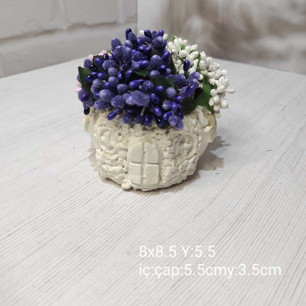 YY1525-Ev Saksı Silikon Kalıp YY1525-Ev Saksı Silikon Kalıp