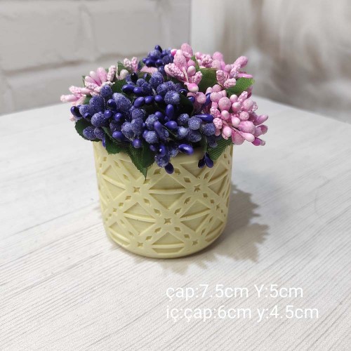 Çapraz Desenli Sukulent Saksı Silikon Kalıp – Modern ve Şık Saksı Tasarımı, Özgün Hediye Seçeneği!