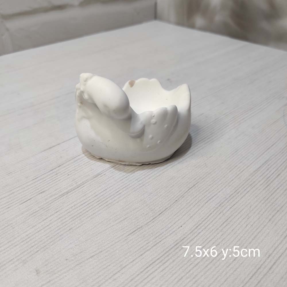 YY1547-Kuğu Saksı Başı Yanda Silikon Kalıp YY1547-Kuğu Saksı Başı Yanda Silikon Kalıp
