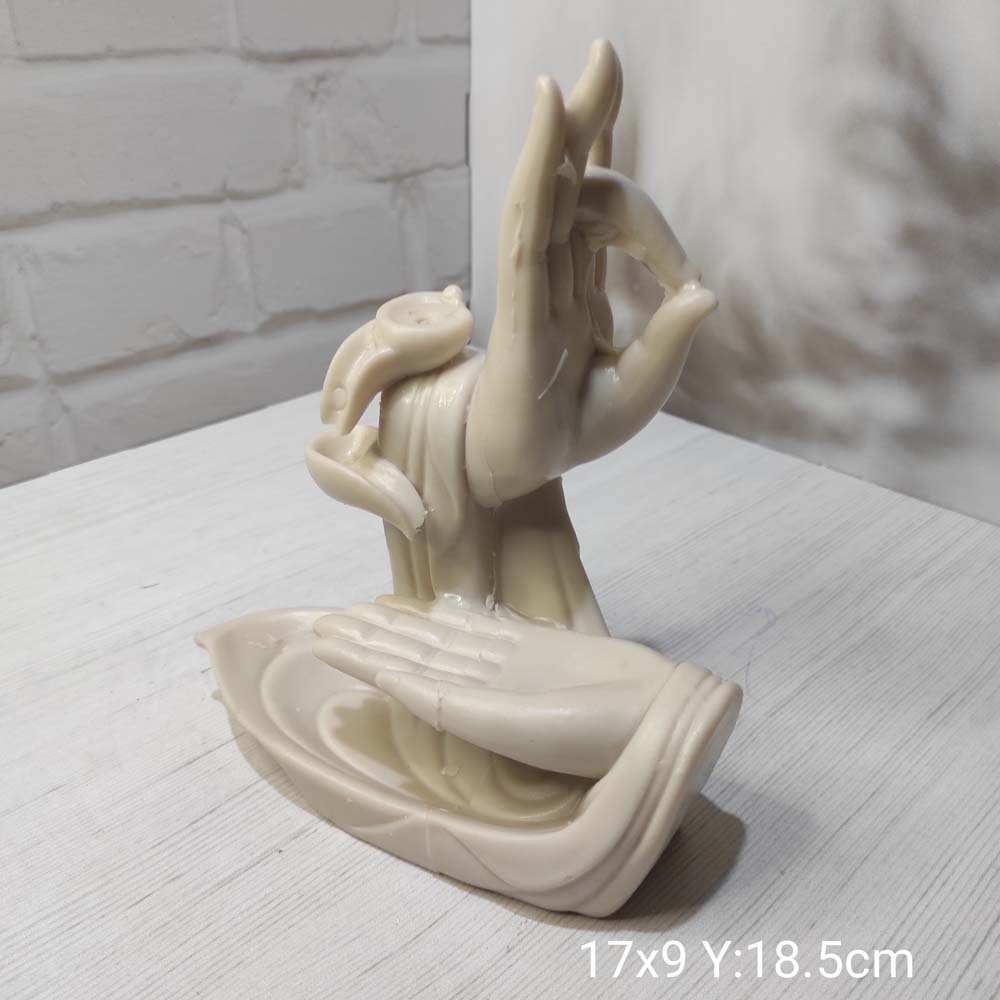 YY1647-İki Elli Geri Akış Tütsü  Silikon Kalıp