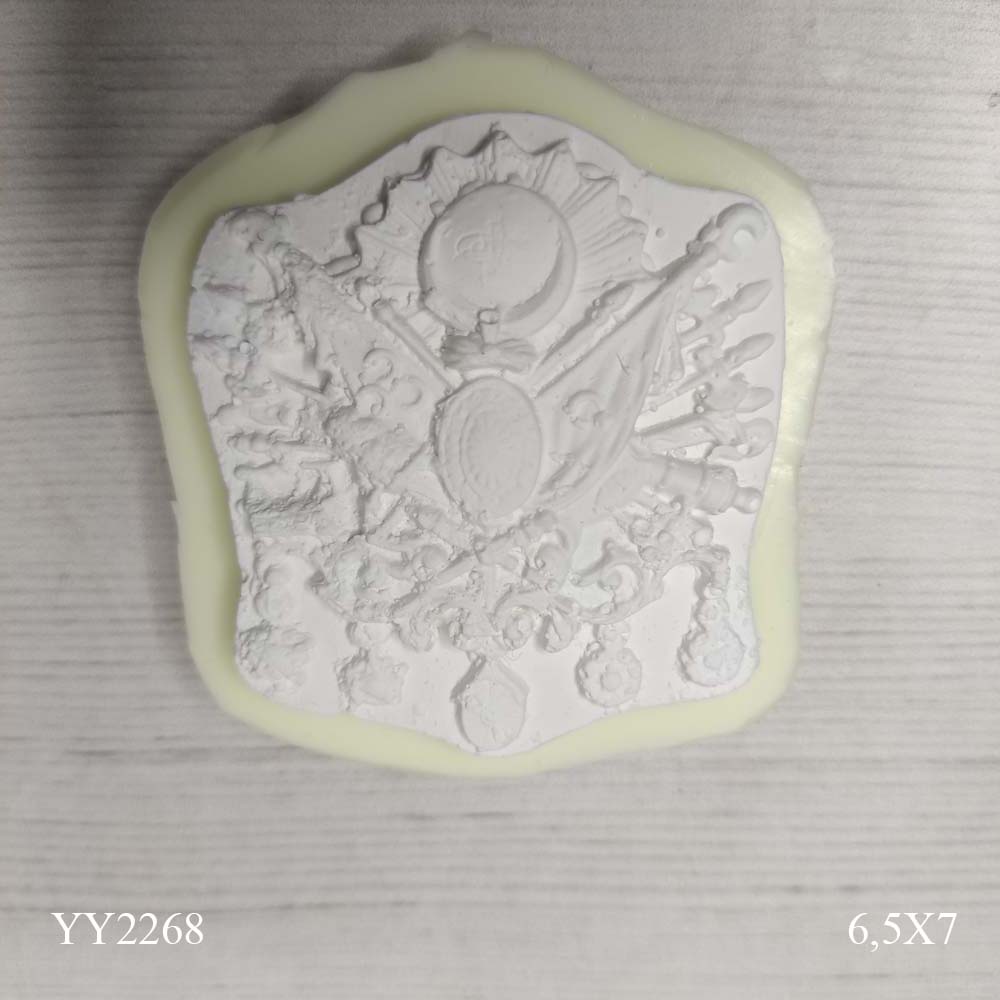YY2268 Osmanlı Tuğra Silikon Kalıp