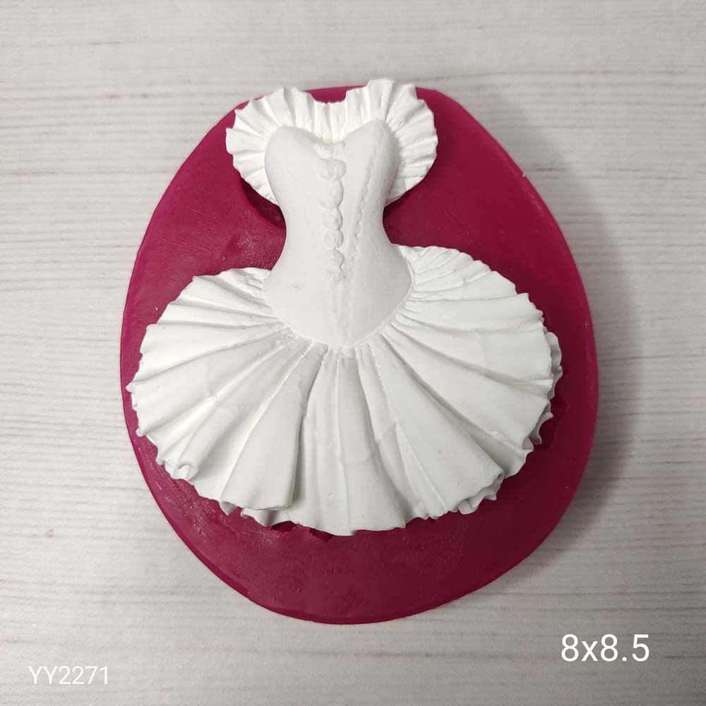 YY2271 Balerin Elbisesi Silikon Kalıp YY2271 Balerin Elbisesi Silikon Kalıp