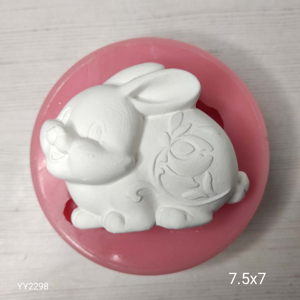 YY2298 2D Tavşan Silikon Kalıp YY2298 2D Tavşan Silikon Kalıp