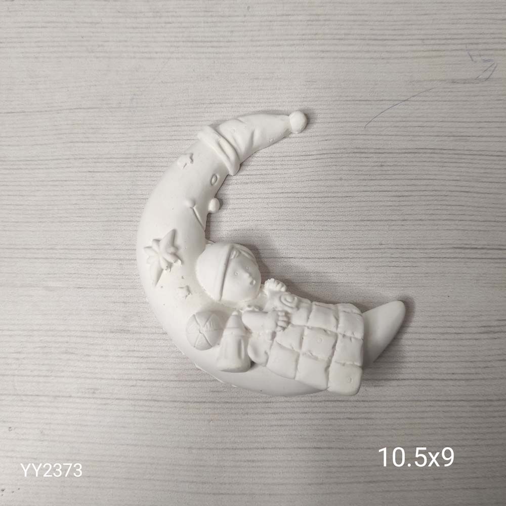 YY2373 Ay Üzerinde Uyuyan Yatan Çocuk Silikon Kalıp YY2373 Ay Üzerinde Uyuyan Yatan Çocuk Silikon Kalıp