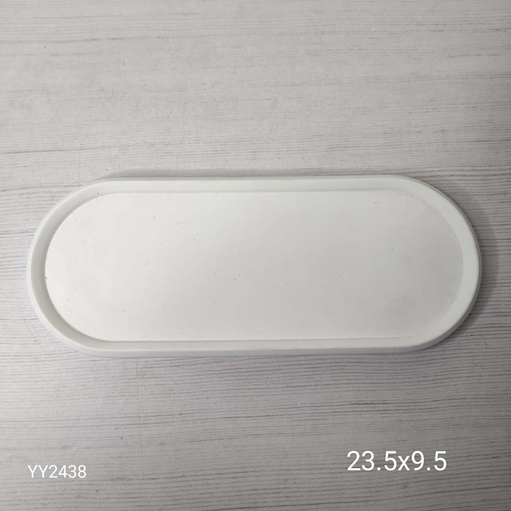 YY2438 Oval Sunumluk Tabak 23.5 Silikon Kalıp YY2438 Oval Sunumluk Tabak 23.5 Silikon Kalıp