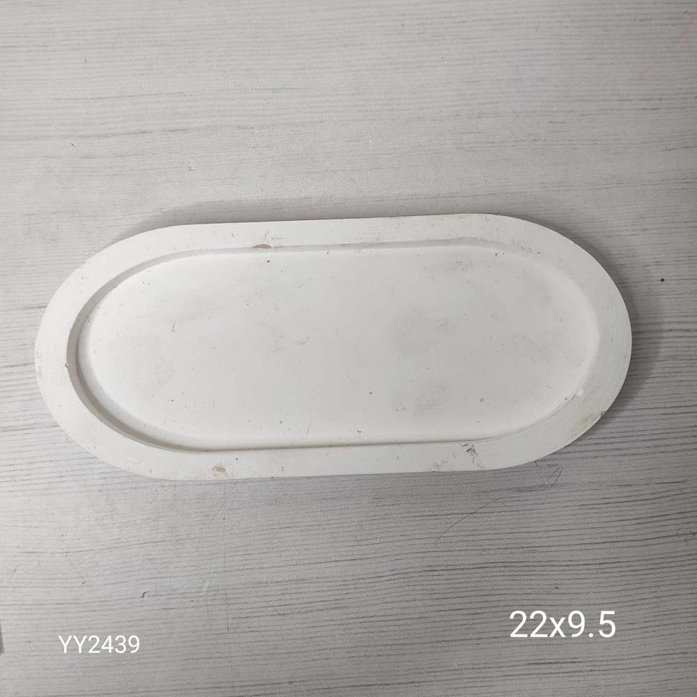 YY2439 Oval Sunumluk Tabak 22Cm Silikon Kalıp YY2439 Oval Sunumluk Tabak 22Cm Silikon Kalıp