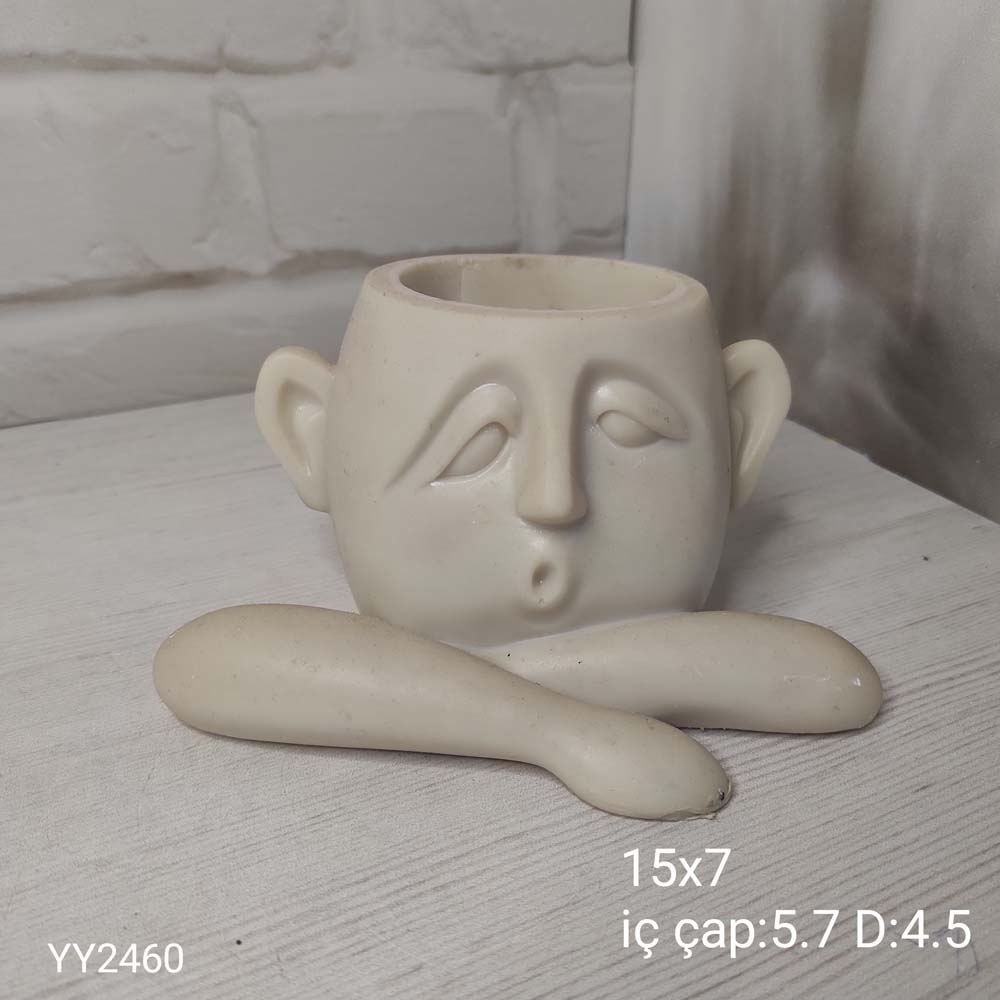 YY2460 Soyut Vazo Küçük Silikon Kalıp