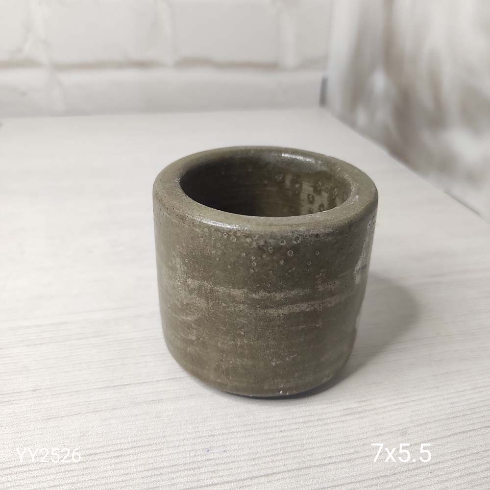 YY2526 Silindir Saksı 7X5.5 Silikon Kalıp