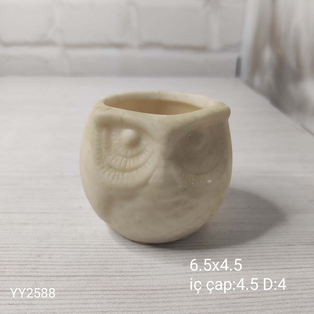YY2588 Baykuş Saksı Silikon Kalıp YY2588 Baykuş Saksı Silikon Kalıp