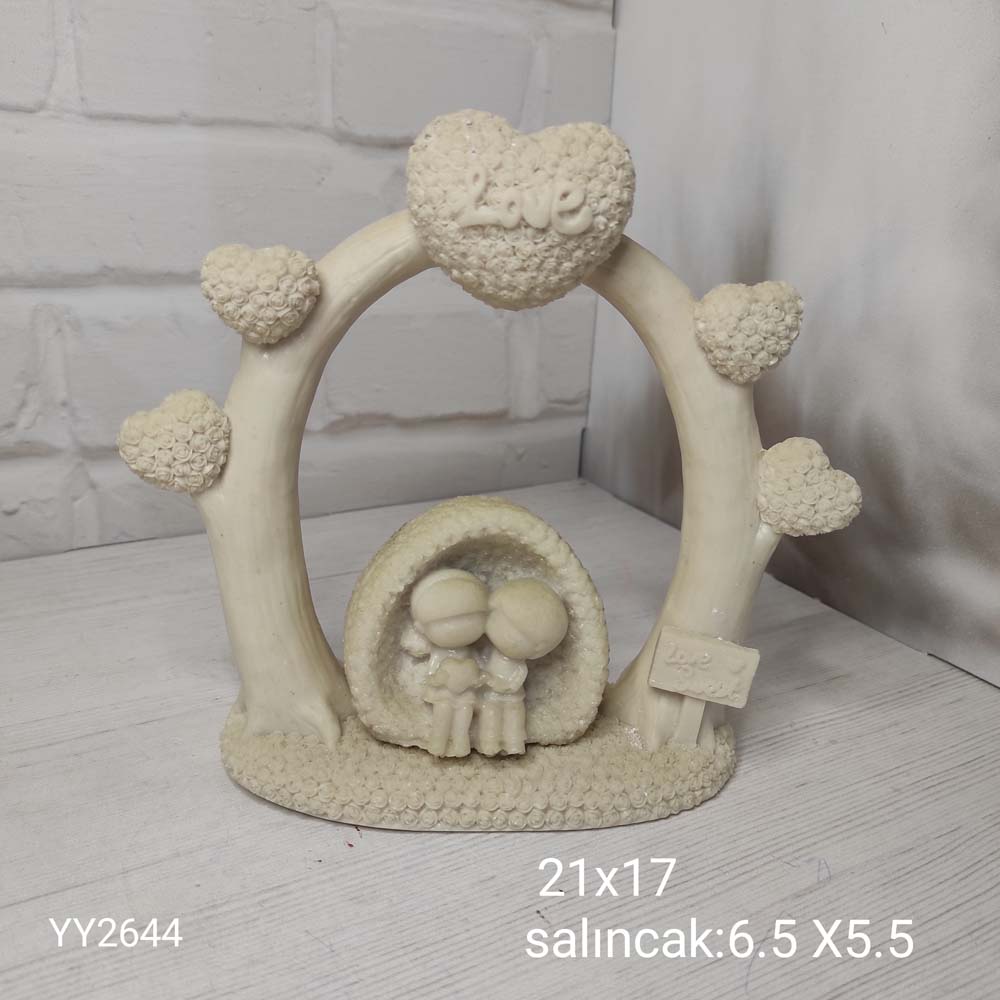 YY2644 Ağaçta Sallanan Sevgili 21X17Cm Silikon Kalıp YY2644 Ağaçta Sallanan Sevgili 21X17Cm Silikon Kalıp