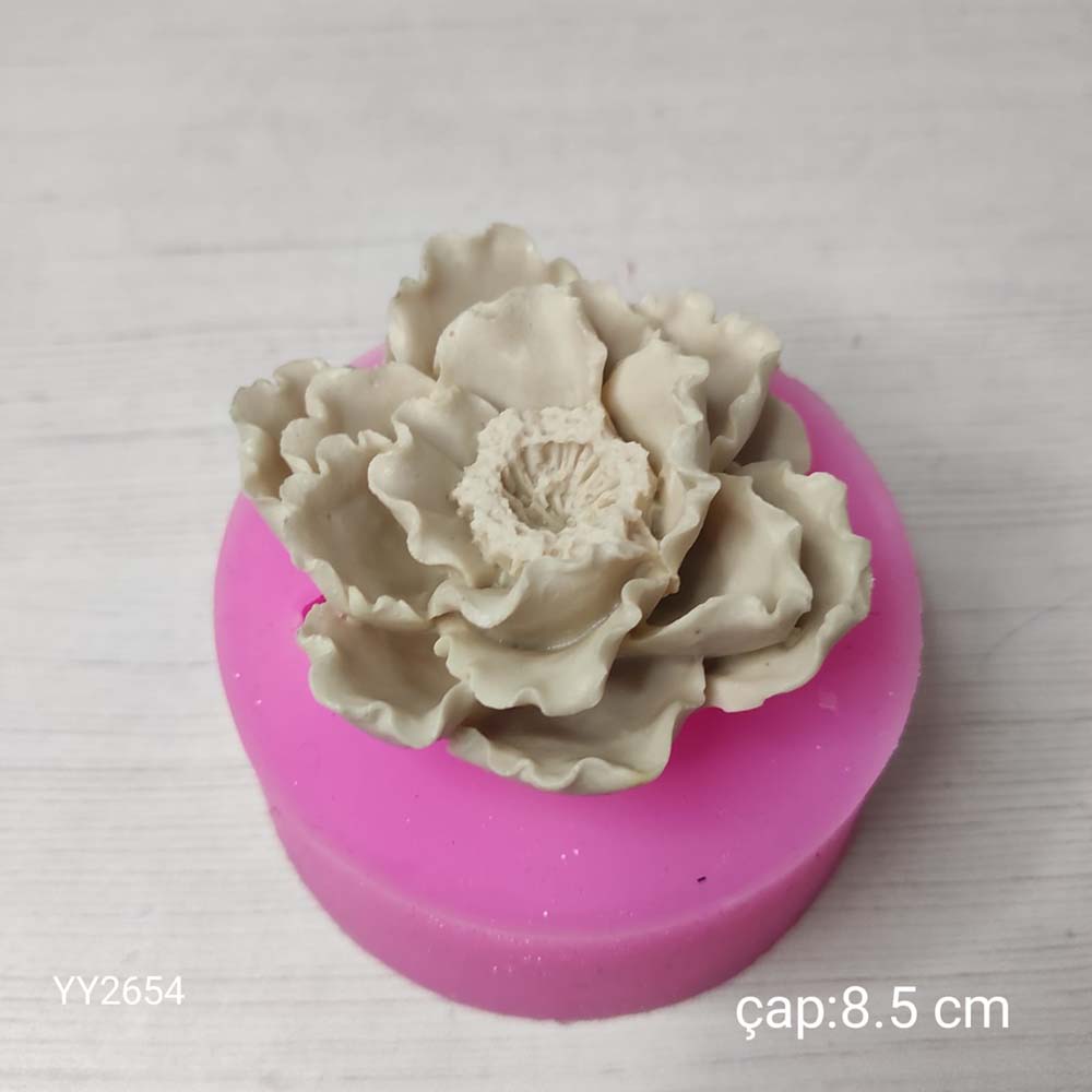 YY2654 Kenarları Kıvrımlı Çiçek Silikon Kalıp YY2654 Kenarları Kıvrımlı Çiçek Silikon Kalıp