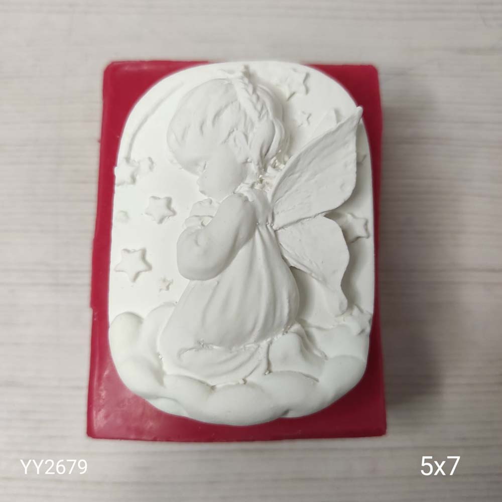 YY2679 Dua Eden Melek Kız Magnet Silikon Kalıp YY2679 Dua Eden Melek Kız Magnet Silikon Kalıp