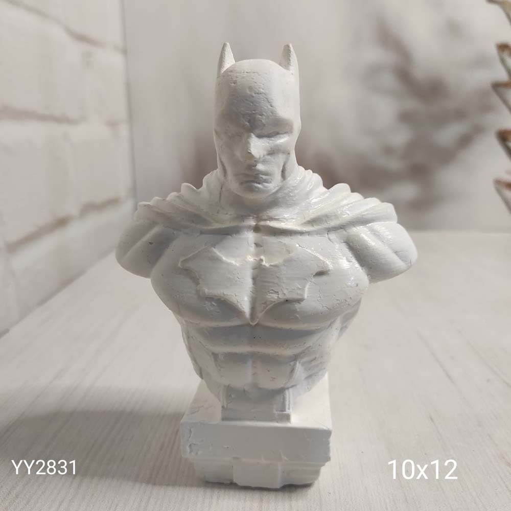 YY2831 Batman Büst Biblo Silikon Kalıp: Kahramanınızı Hayata Geçirin - Kaliteli ve Dayanıklı Hediye Seçeneği!
